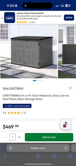 Shed for sale