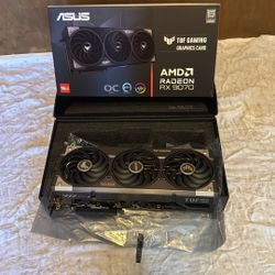 ASUS TUF Gaming Radeon RX 9070 OC Edition 16G B GDDR6 Gaming Graphics Card (PCIe® 5.0, 16GB GDDR6, HD