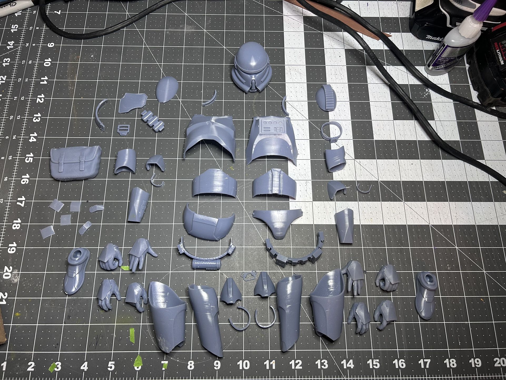 Star Wars Hot Toys 1/6 Scale 3D Printed Clone Trooper Action Figure Armor