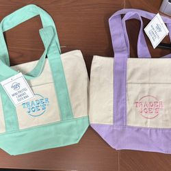TRADER JOE’s MINI TOTE BAGS 