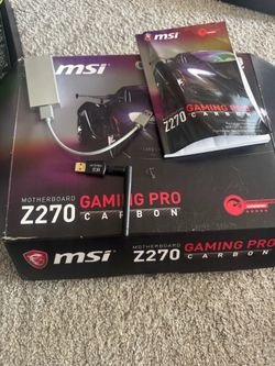 MSI Z270 Gaming Pro Carbon Bundle – CPU, 8GB RAM, WiFi & 120GB Drive