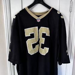 NFL New Orlean Saints Tyrann Mathieu Black Nike Jersey Size 4XL