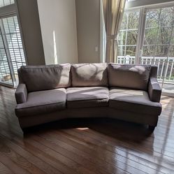 Sofa by Rowe conversational/biangular