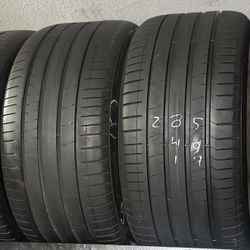 PAIR OF TIRES 285 40 19 PIRELLI 85% LIFE