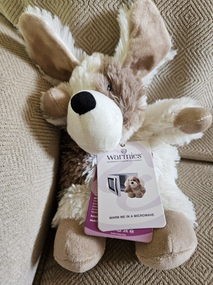 Warmies Intelex Puppy Microwavable Lavender Scented Stuffed Animal Plush