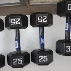 Dumbbells 25lbs