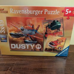 New Disney Planes Fire and Rescue Ravensburger Puzzles 3x49