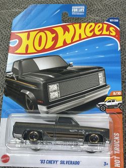 Hot wheels Collectible Chevy Silverado (New) sparkly gray