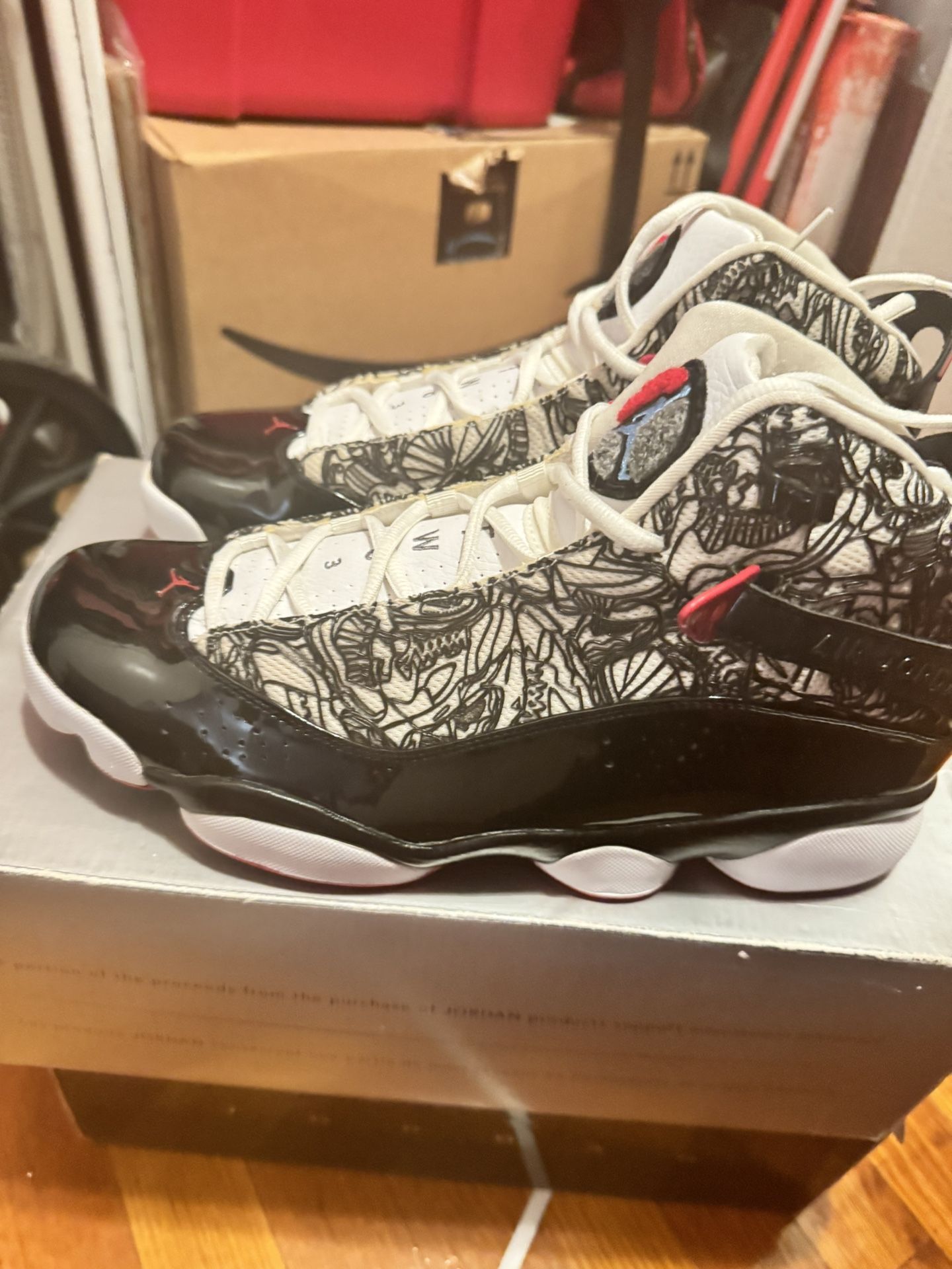 Jordan 6 Rings Nelly, New Never Worn. Size 11.5 Very rare