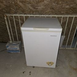 Insignia 3.5 Cu. Ft. Garage-Ready Chest Freezer. 