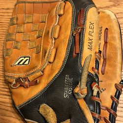 MIZUNO~MZ3600 Max Flex Baseball Glove~ 12.75" RHT Professional Model~ Steerhide