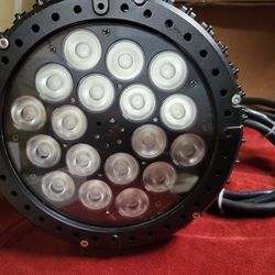 Mega-Lite Outshine T54 - 18 x 3W RGB LED IP65-Rated Par with 16-Degree Beam and Mounting Bracket in Black Finish