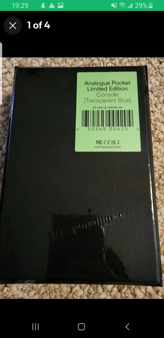 Analogue Pocket Limited Edition Indigo AP-C18-LE NOT ALUMINUM for sale online