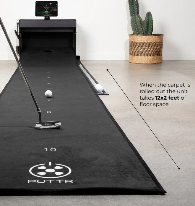 PUTTR Smart Putting Green Golf Practice Device