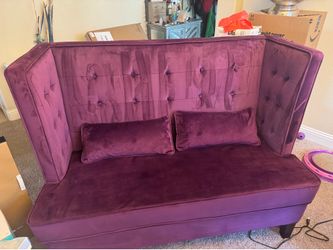 Purple couch