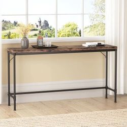 New 71-Inch Extra Long Industrial Hallway Table