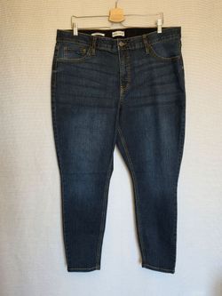 Ava & Viv Women's High Rise Skinny Blue Jeans Stretch ~ Plus Size 18