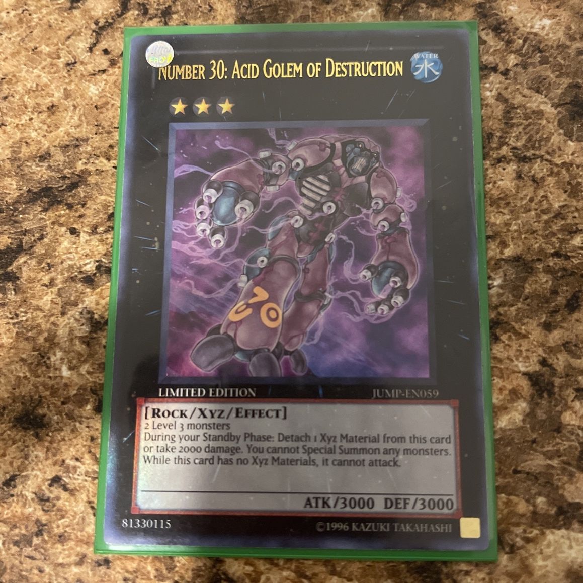1st Edition Common Yugioh Card Yu-Gi-Oh! Number 30: Acid Golem Of  Destruction Card - YS13-ENV09 Super Starter Power-Up Pack 1st Edition  Number 30 Acid Golem