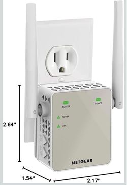 NETGEAR WiFi Range Extender (EX6120) - Add up to 1,500 sq. ft., 25 Devices - AC1200 Dual Band Wireless Signal Extender (Up to 1.2 Gbps Speed), Compact