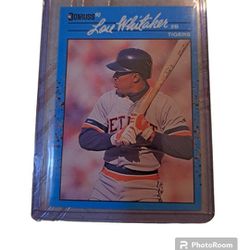 Lou Whitaker donruss 90 tigers #199 baseball card