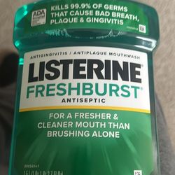 Listerine 1.5 Liters $12 dollars 