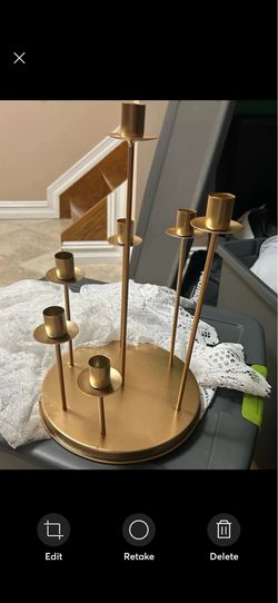 Candle holders 2 of them 15”