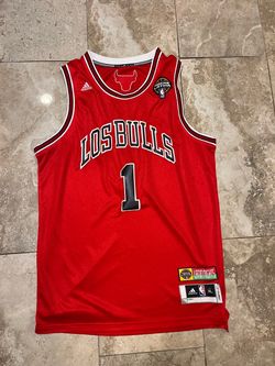 Derrick Rose Adidas Chicago Los Bulls Swingman Basketball Jersey XL Length +2