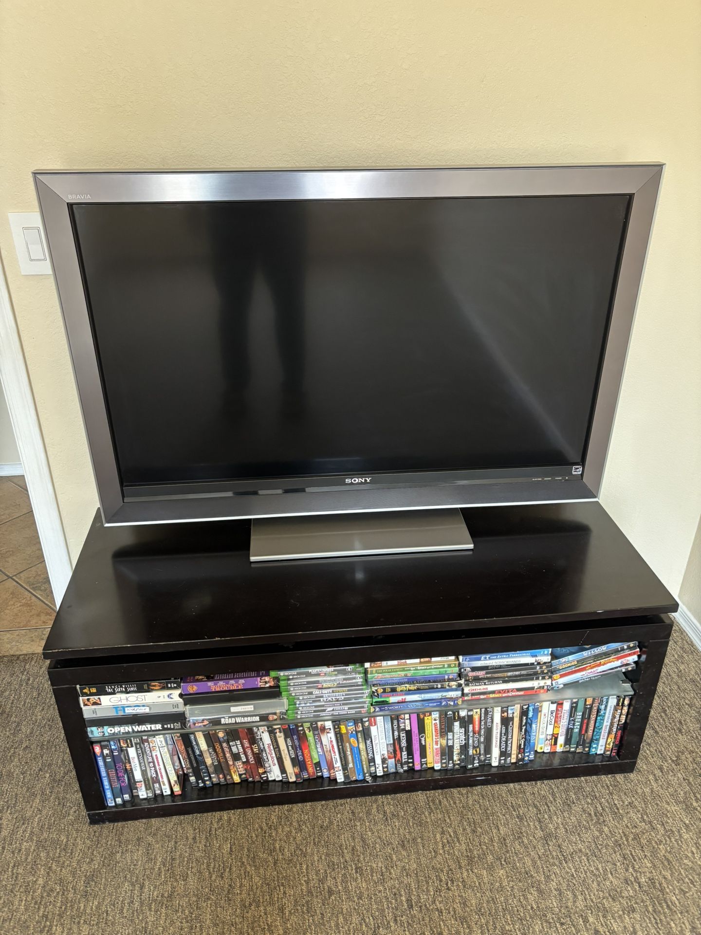 45 inch Sony Bravia with TV stand.