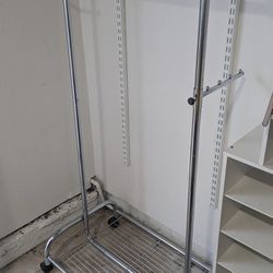 Rolling Clothes Rack