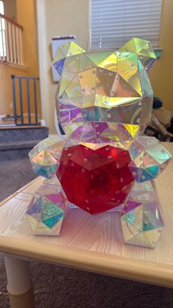 valentines bear lightup