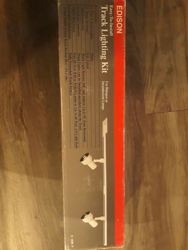 Edison Track Lighting Kit -New. FAST SHIPPING