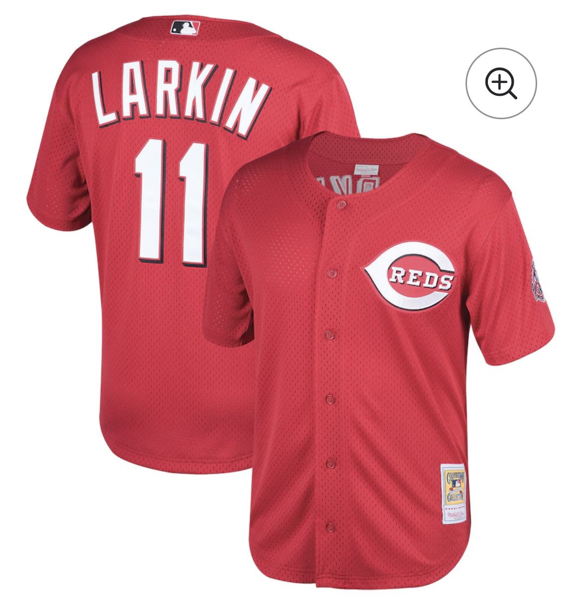 Barry Larkin World Series Jersey 