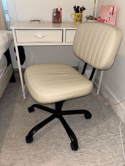 Armless Adjustable Office Desk Chair