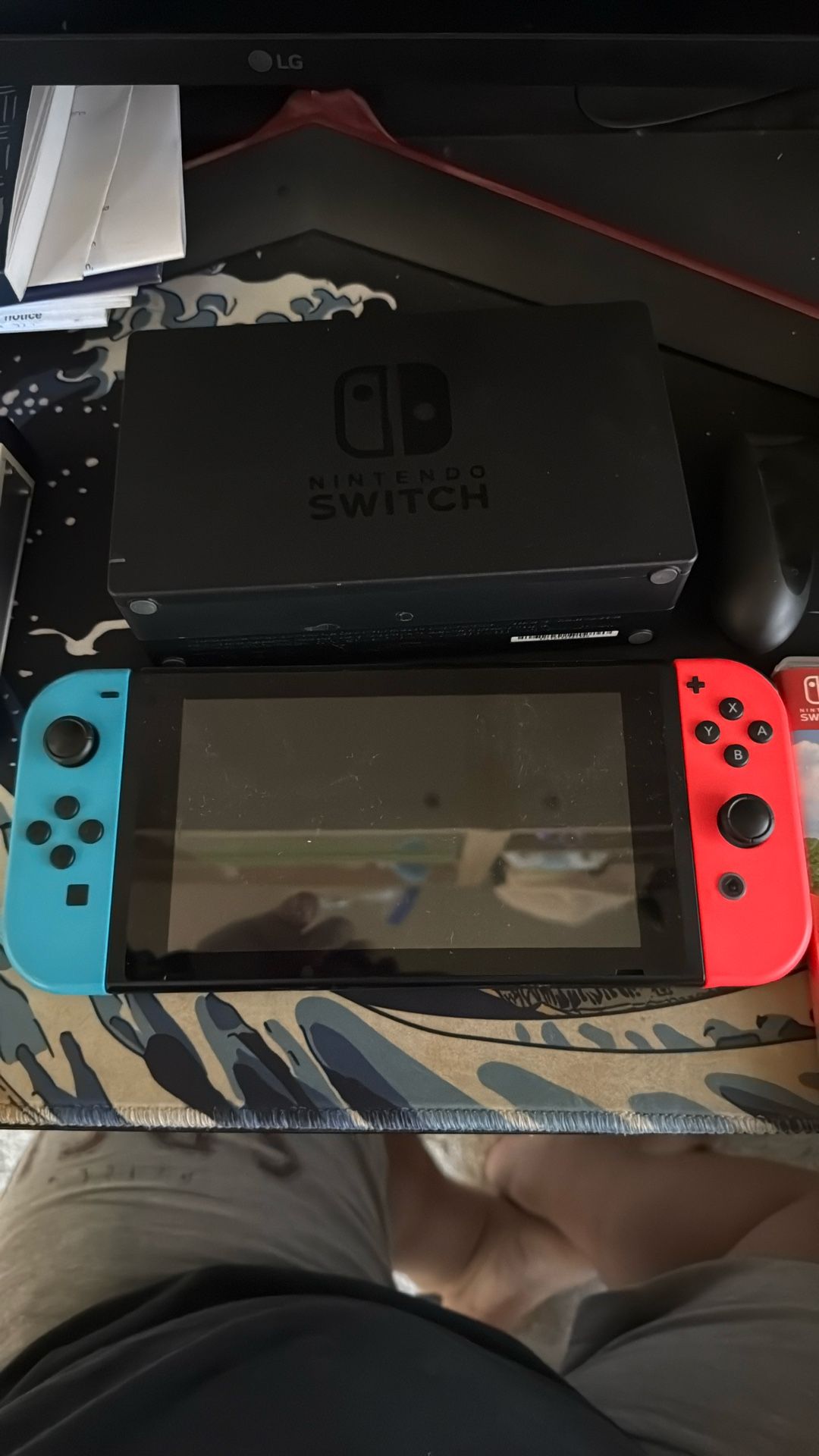 Nintendo Switch W/ Extra Controllers And Games