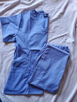 Uniform scrubs set size large women's