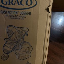 Fast Action Jogger Stroller And Car seat 