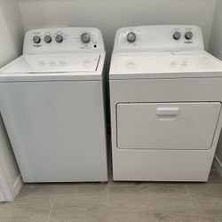 New GE Top Load Washer And Dryer 