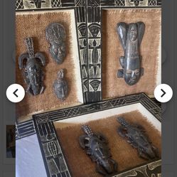 3 pc African Wall Art Set