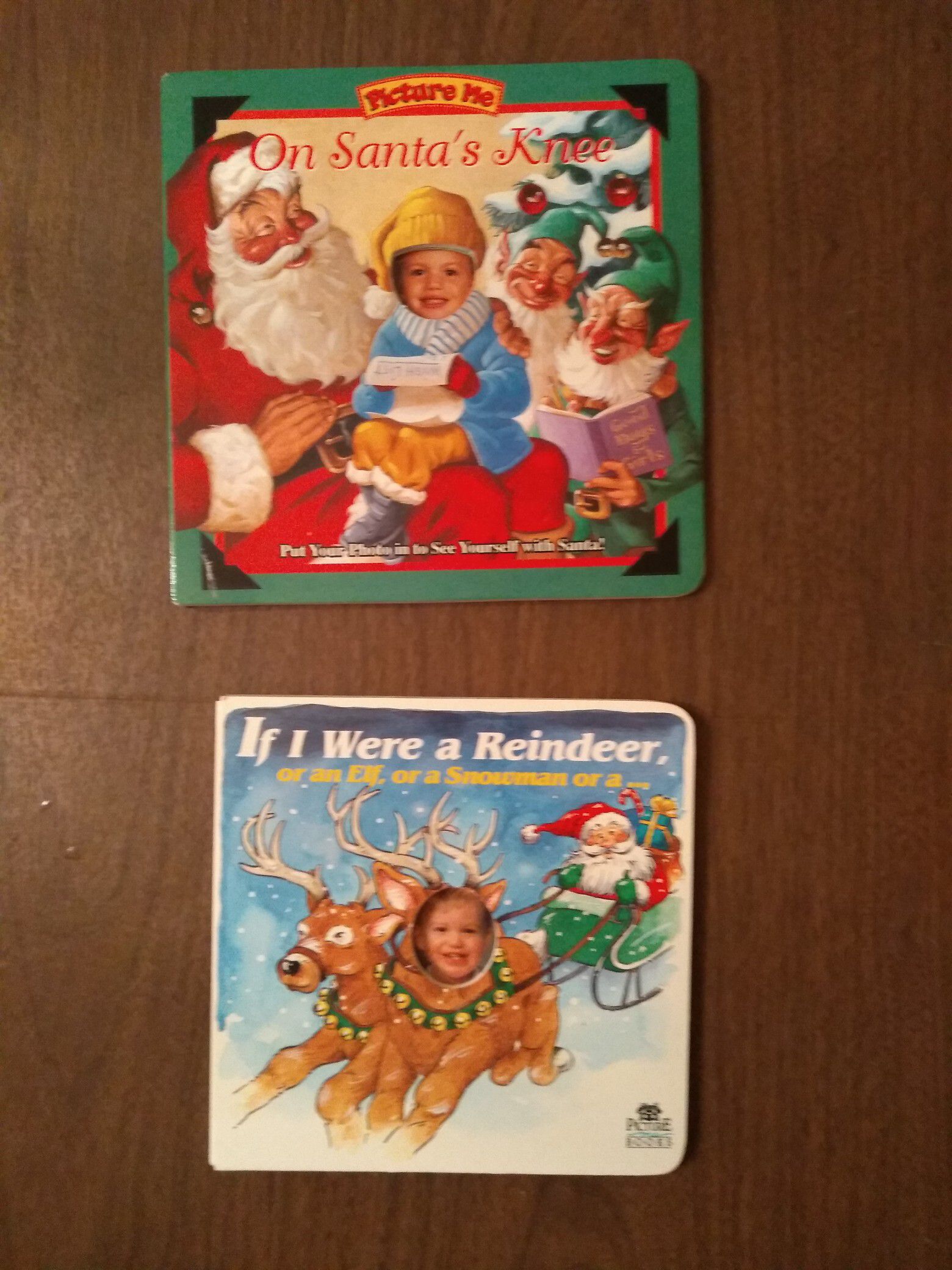 2 children's "picture me" Christmas books (new)