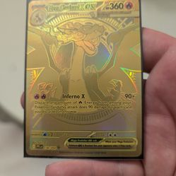 Gold Mega Charizard X ex