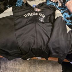 Raider zip up polyester  sweater  7x