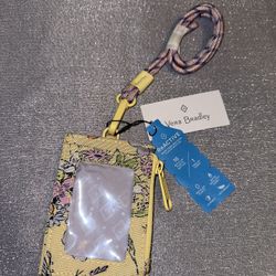 NWT Vera Bradley Card Case And Lanyard 