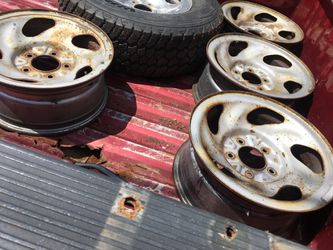 Rims for a 2002 f-150 xlt asking $30 a piece or best offer.
