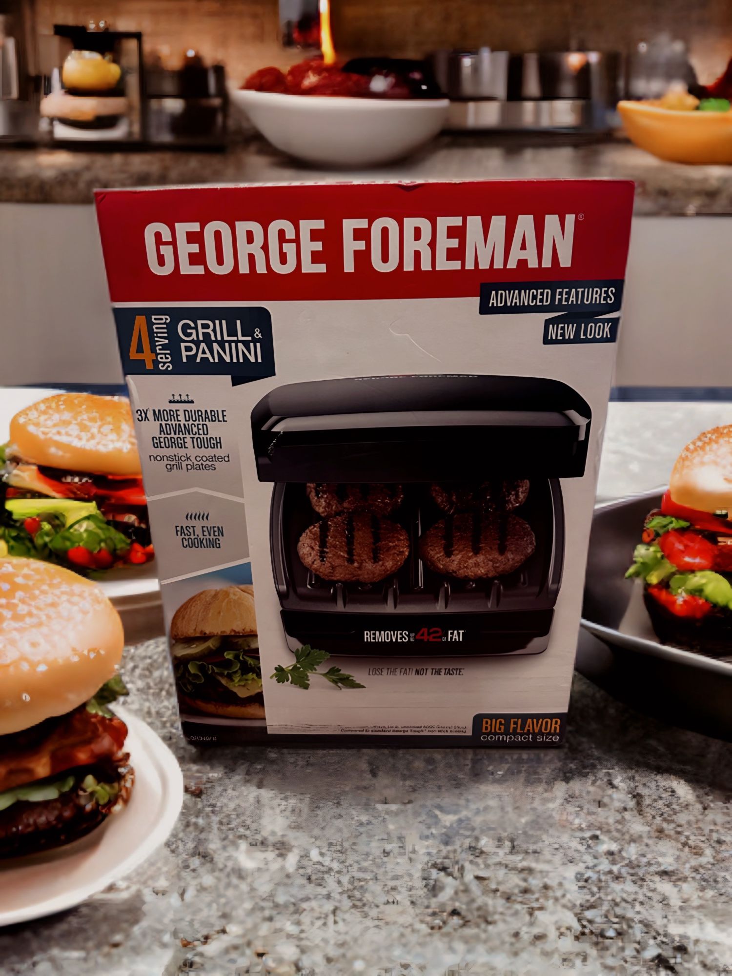 George Foreman Grill – 4 Servings 