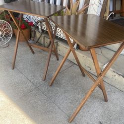 MID CENTURY TABLES $40