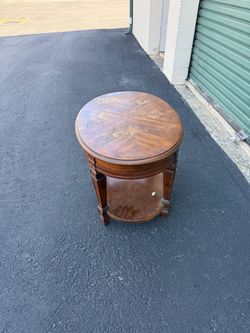 Wooden side table