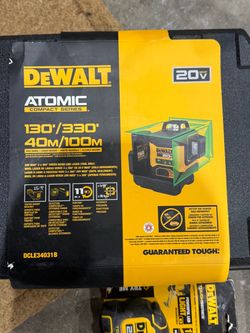 DeWalt Atomic 20V 3x360 Green Beam Laser DCLE34031B