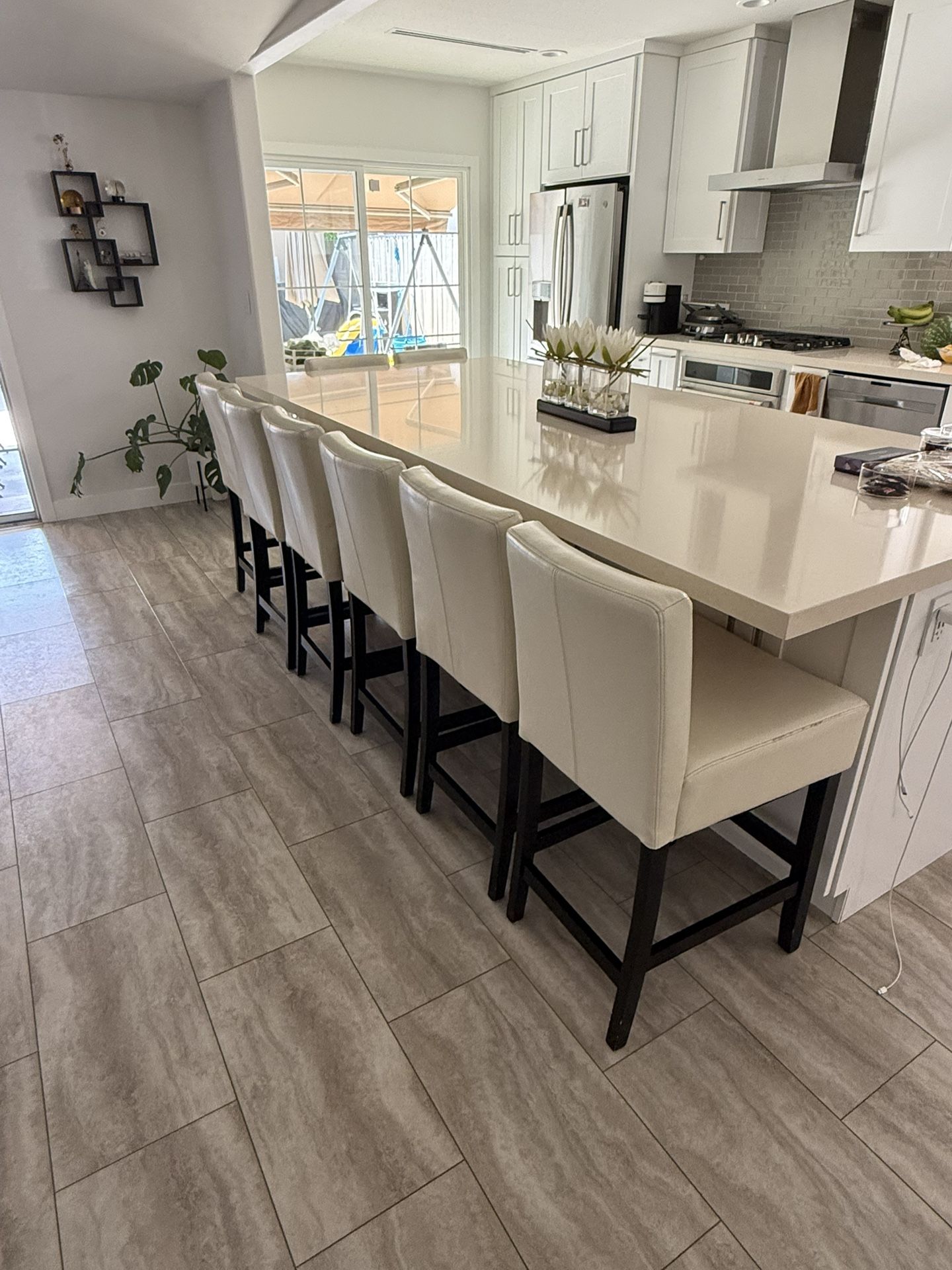 Leather Counter Stool