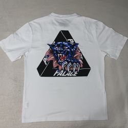 Palace Large Ripped T-shirt White