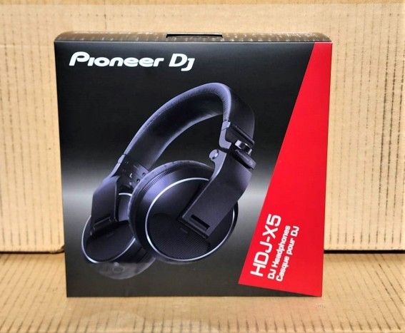 Pioneer DJ Headphones HDJ-Series Professional Studio DJing Over Ear Headphones X5 HDJ-X5 🚨 Payment Options Available 🚨 No Credit Needed 🚨 